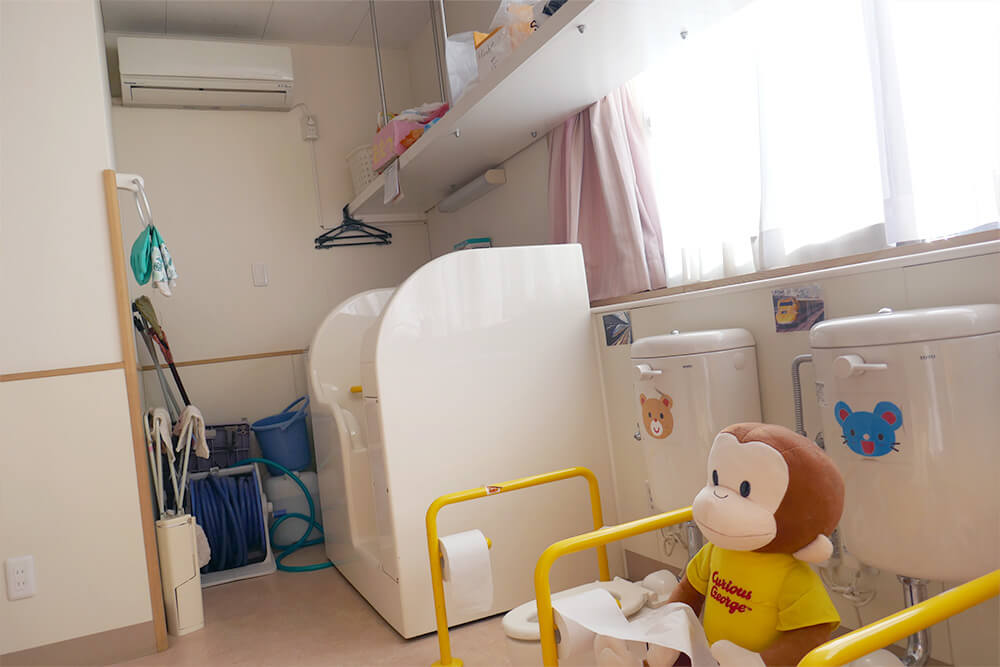 トイレにエアコンがあります