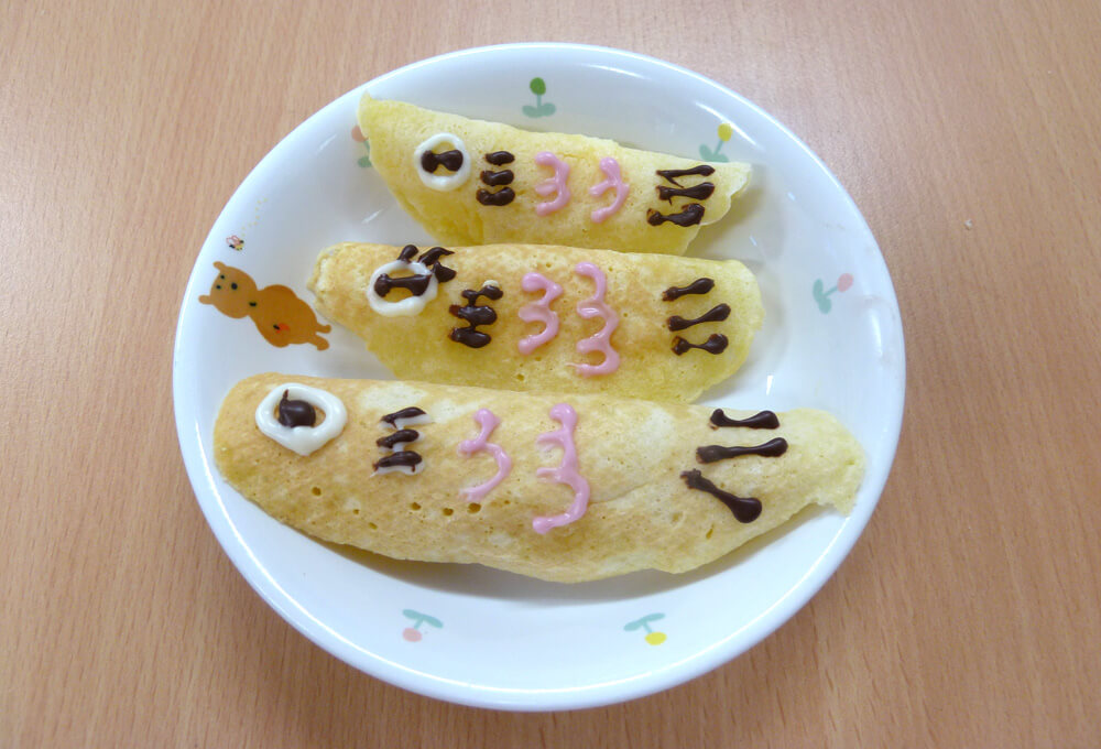 こどもの日 こいのぼりクレープ