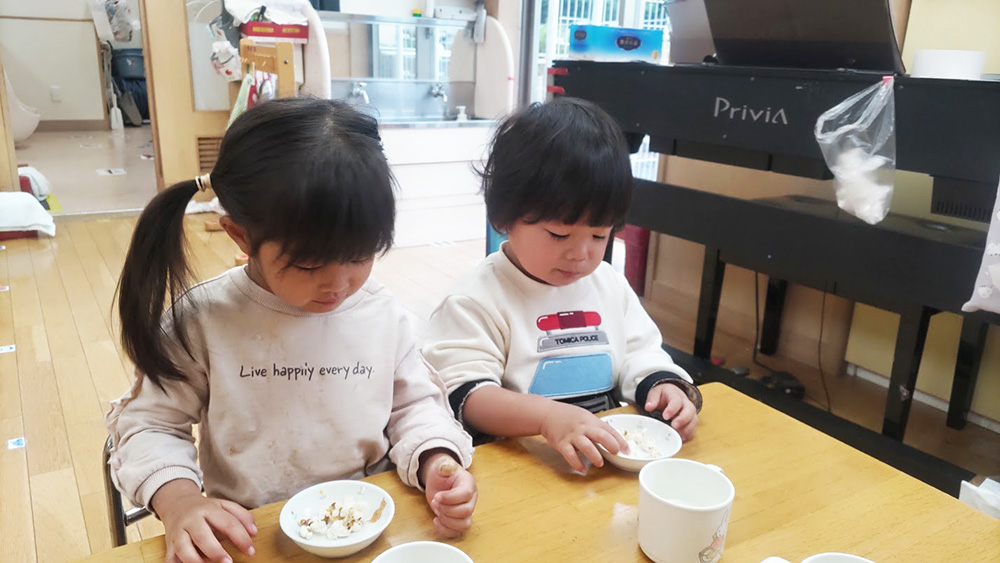 ポップコーン試食