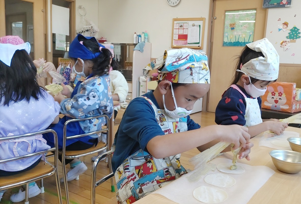 楽しいクッキング　スイートポテト作り