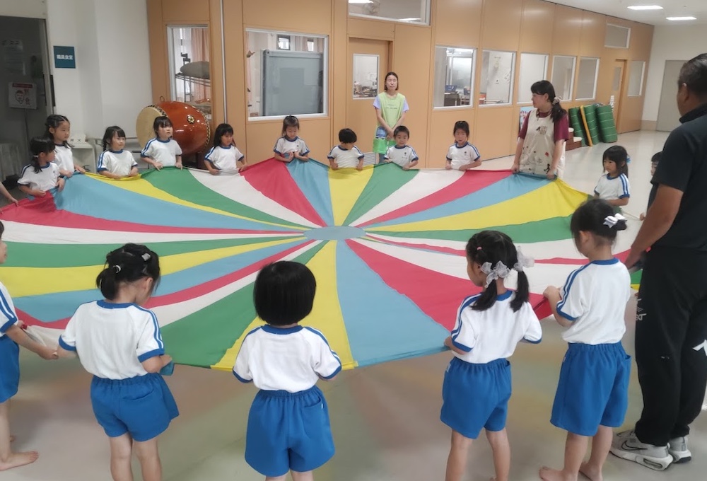 体育指導　運動会の練習が始まりました1