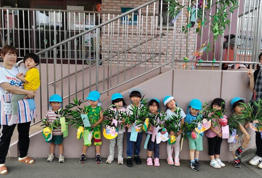 七夕飾りが出来ました