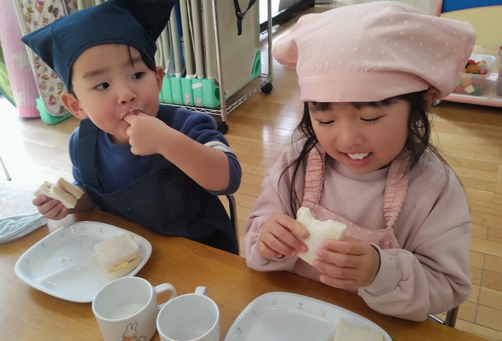 クッキング　サンドイッチづくり2